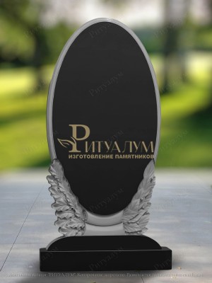 Памятник из гранита Овал 29 — ritualum.ru
