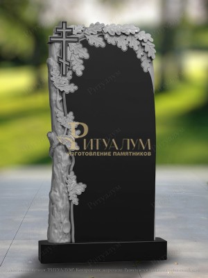 Памятник из гранита Дуб 37 — ritualum.ru