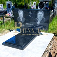 Памятники черные из гранита Габбро на могилу в Краснодаре