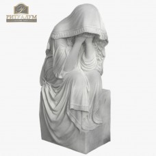 Скульптура ангела из мрамора №110 — ritualum.ru